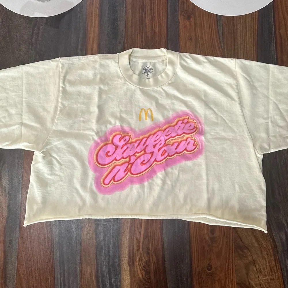 Saweetie x McDonald’s Collab Cropped T-Shirt - Picture 2 of 3